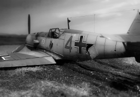Airfix-Bf-109E-Crash-09