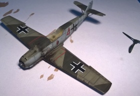 Airfix-Bf-109E-Crash-10