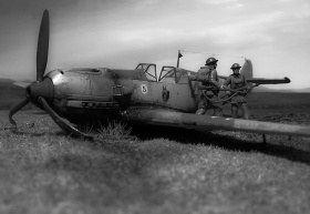 Airfix-Bf-109E-Crash-14