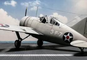Model kit Tamiya F2A-2